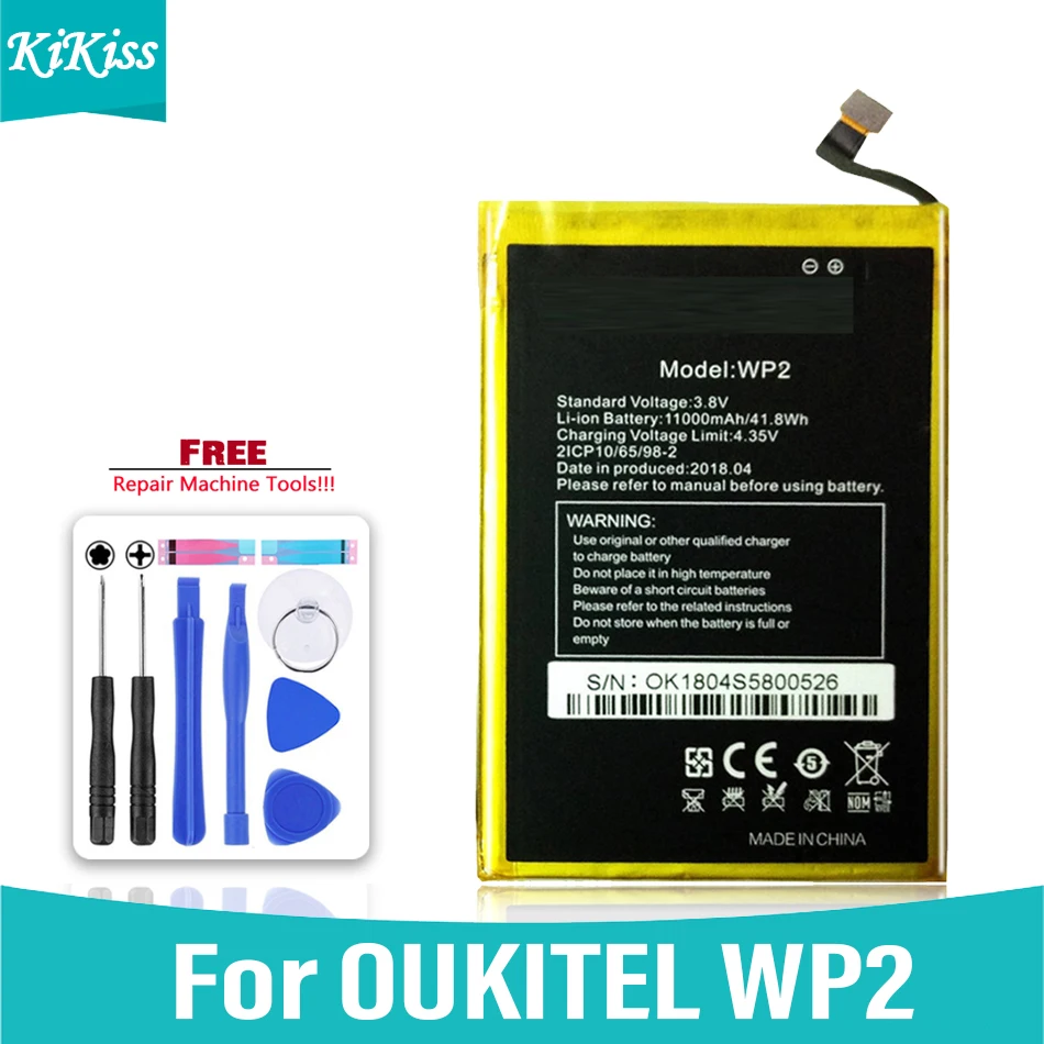 

Replacement Battery For OUKITEL WP2 WP 2 10000mAh
