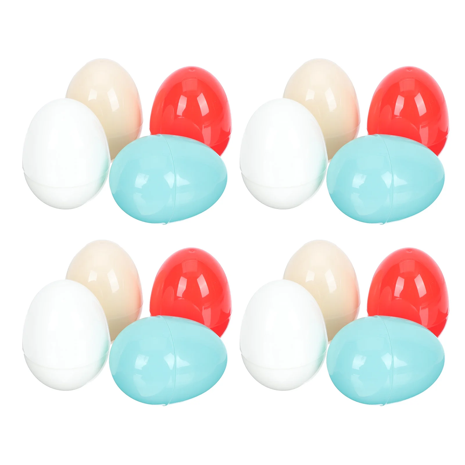 

16Pcs Empty Easter Eggshells Easter Egg Egg Playthings Children Capsule Toys