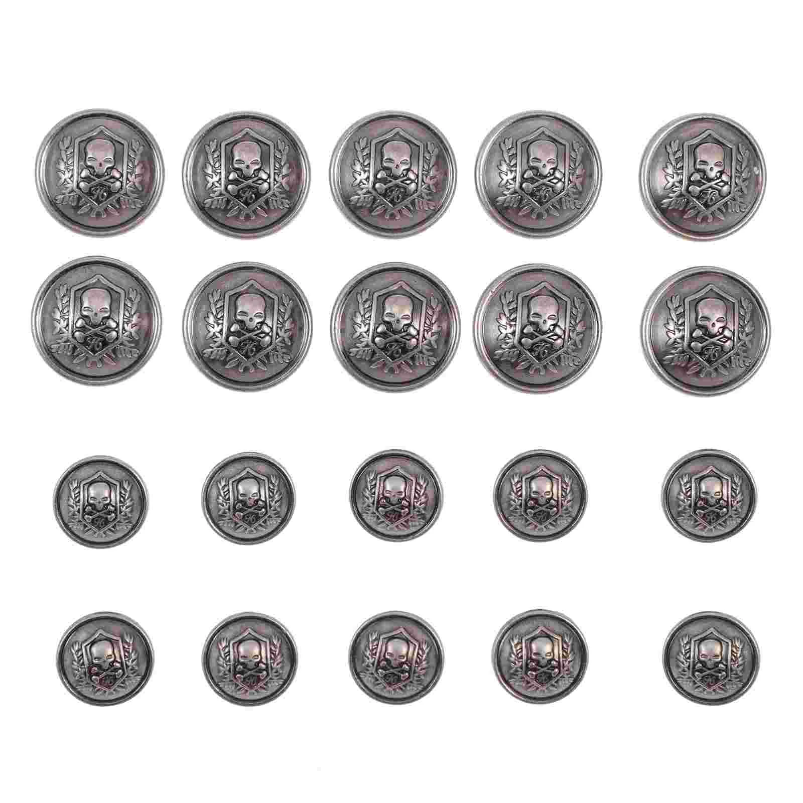 

20 Pcs Sewing Cloth Button Decorative Buttons Blazers Coat Press Ornament Crafts Needles Suit