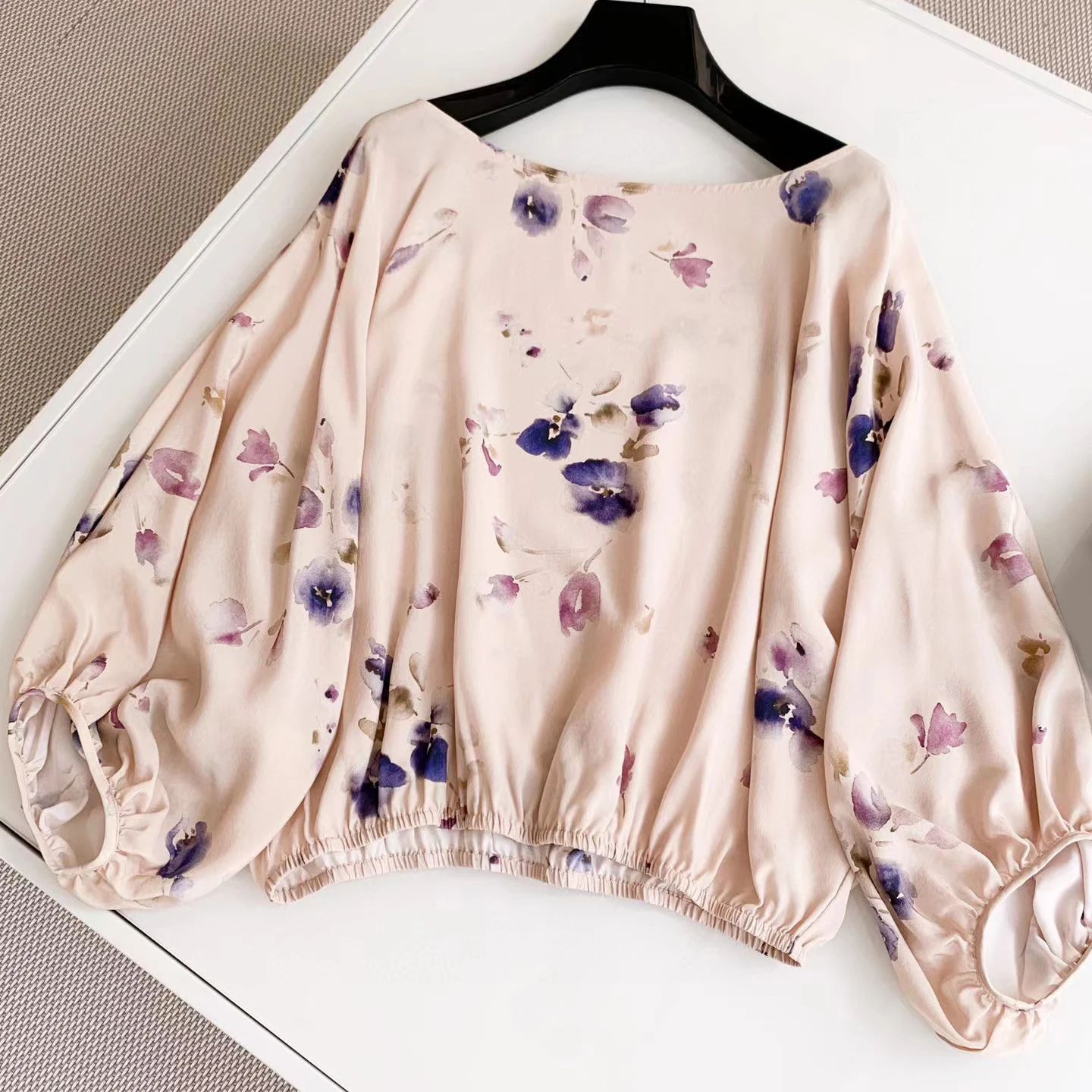 

NIGO Summer Silk Floral Long Sleeve Top And Skirt Ngvp #nigo5238