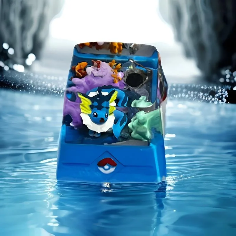 Pokemon Gengar Psyduck полимерные колпачки для клавиш по индивидуальному заказу