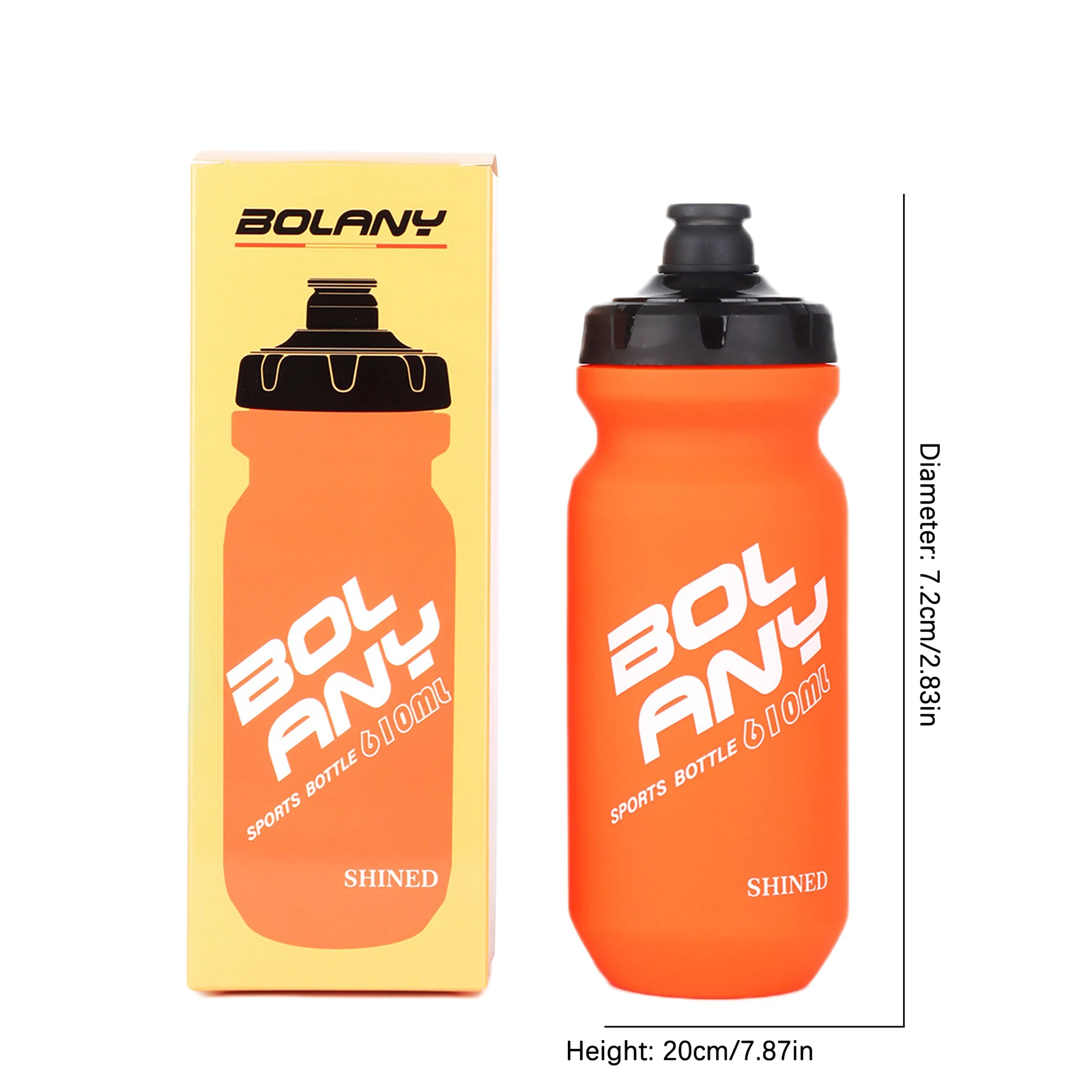 Спортивная бутылка для воды с силиконовым носиком 610 мл