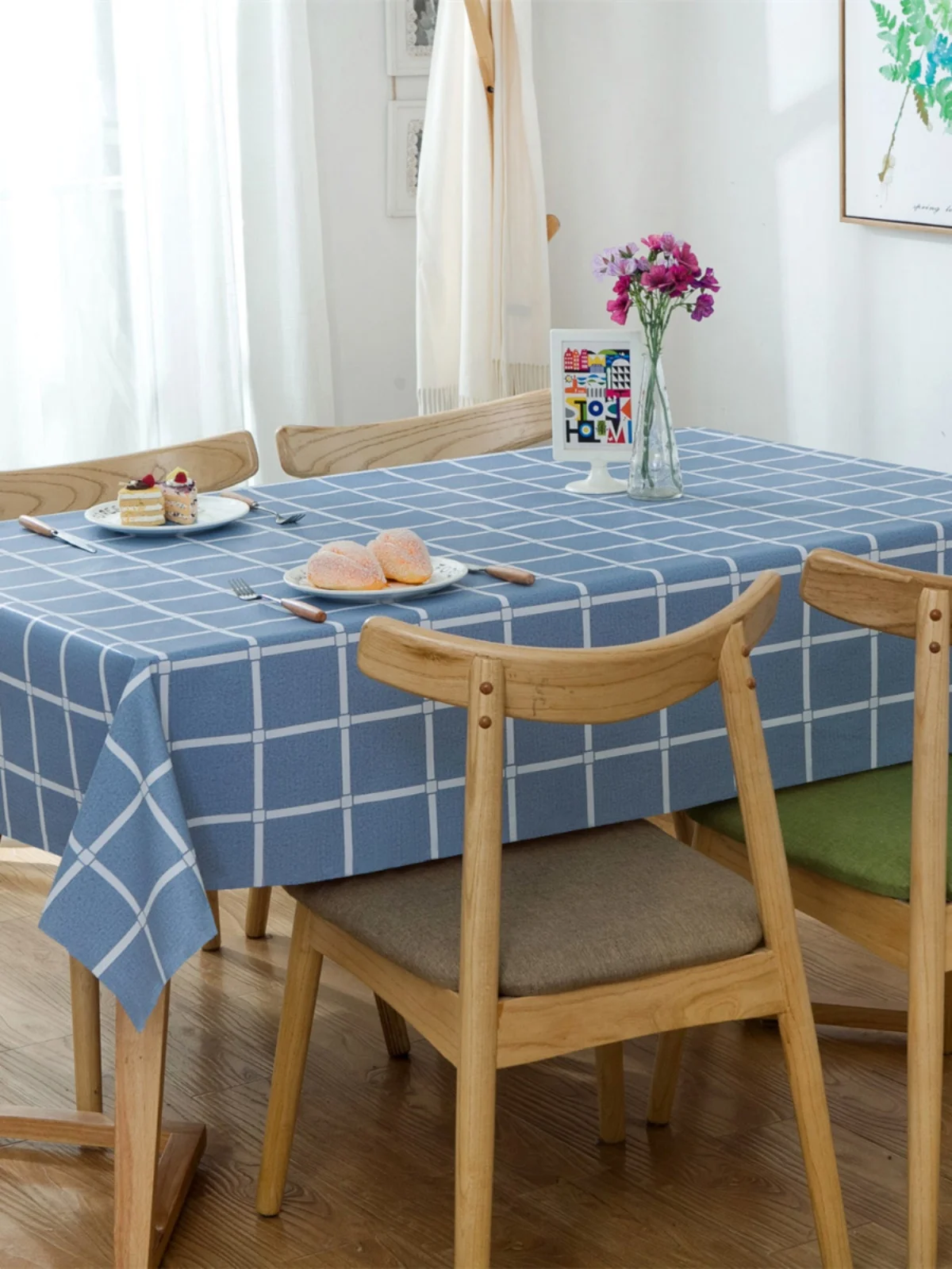

Rectangular dining table fabric, tea table mat, desk cloth