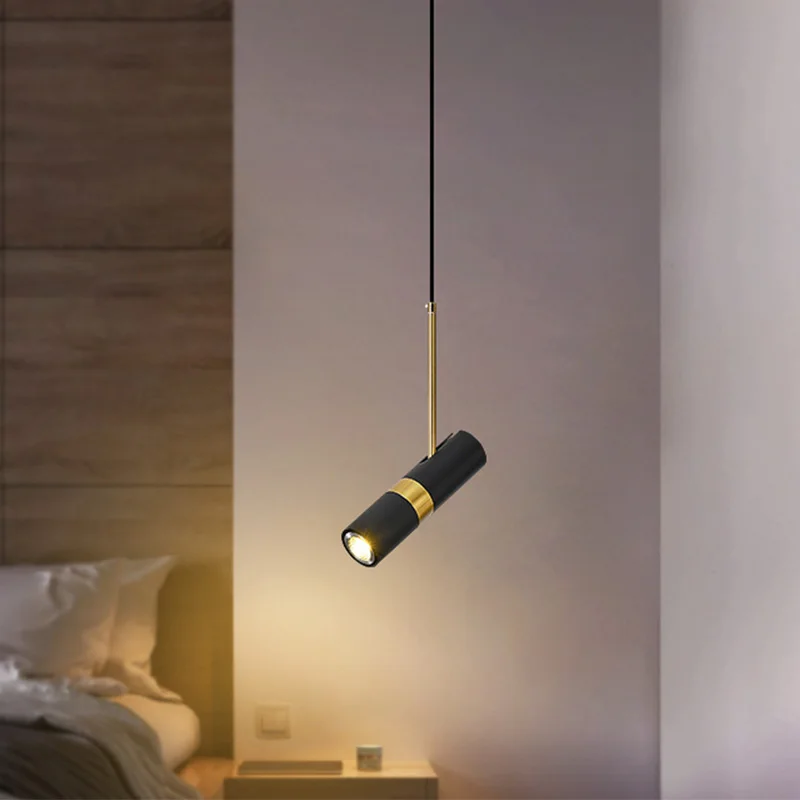 Купи Modern Creative design study Pendant Lights Bedroom dining room Kitchen Fixtures lustre Black Lampshade Adjustable Hanging Lamp за 1,771 рублей в магазине AliExpress