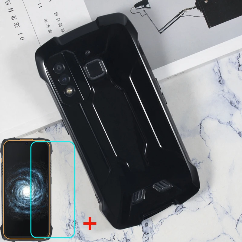 2 в 1 закаленное стекло для Cubot King Kong 6 Чехол силиконовый прозрачный мягкий ТПУ чехол для телефона чехол для Cubot KingKong 6 защита для экрана