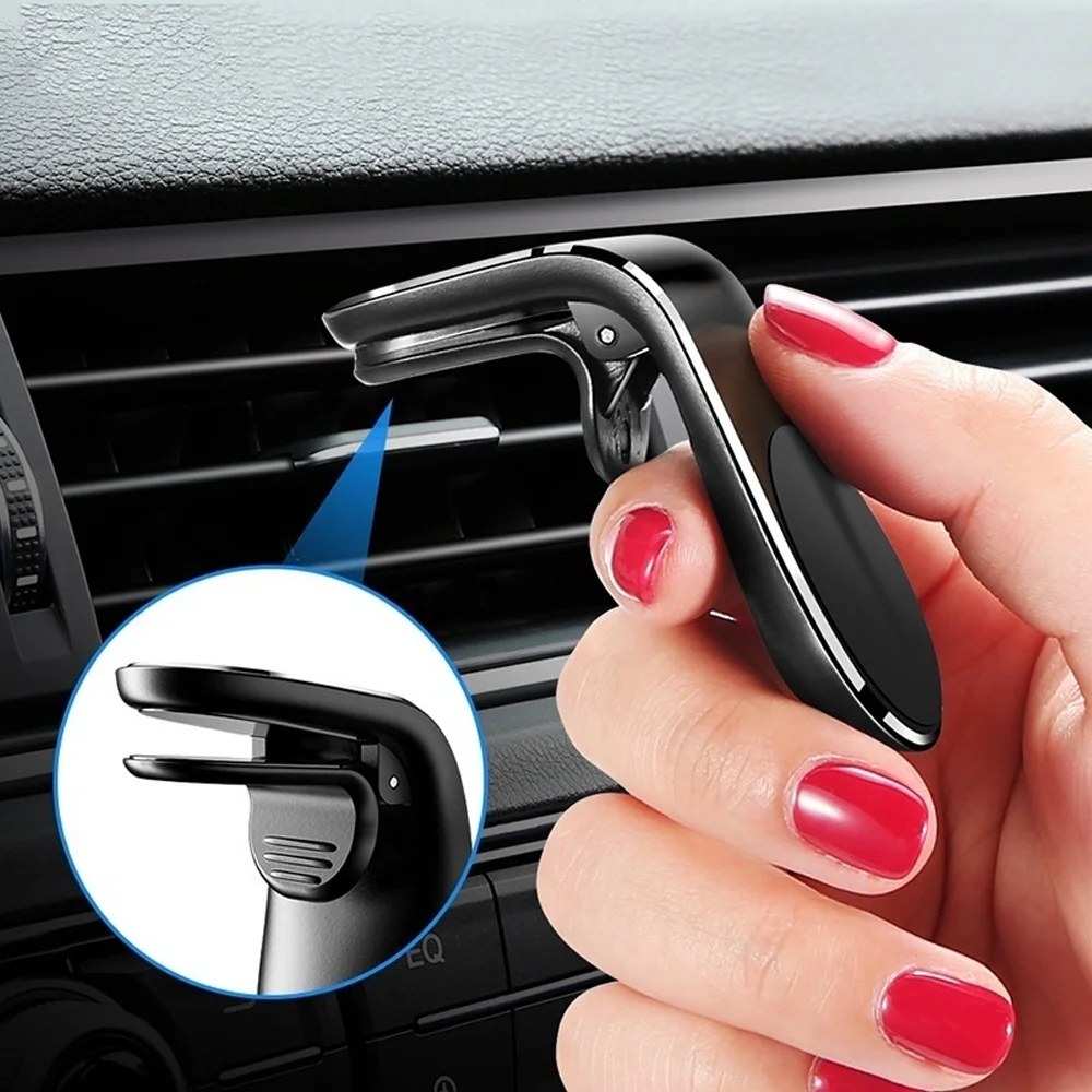 magnetic car phone holder mini air vent magnet mount mobile gps support smartphone stand for iphone 11 pro 8 7 6 samsung free global shipping