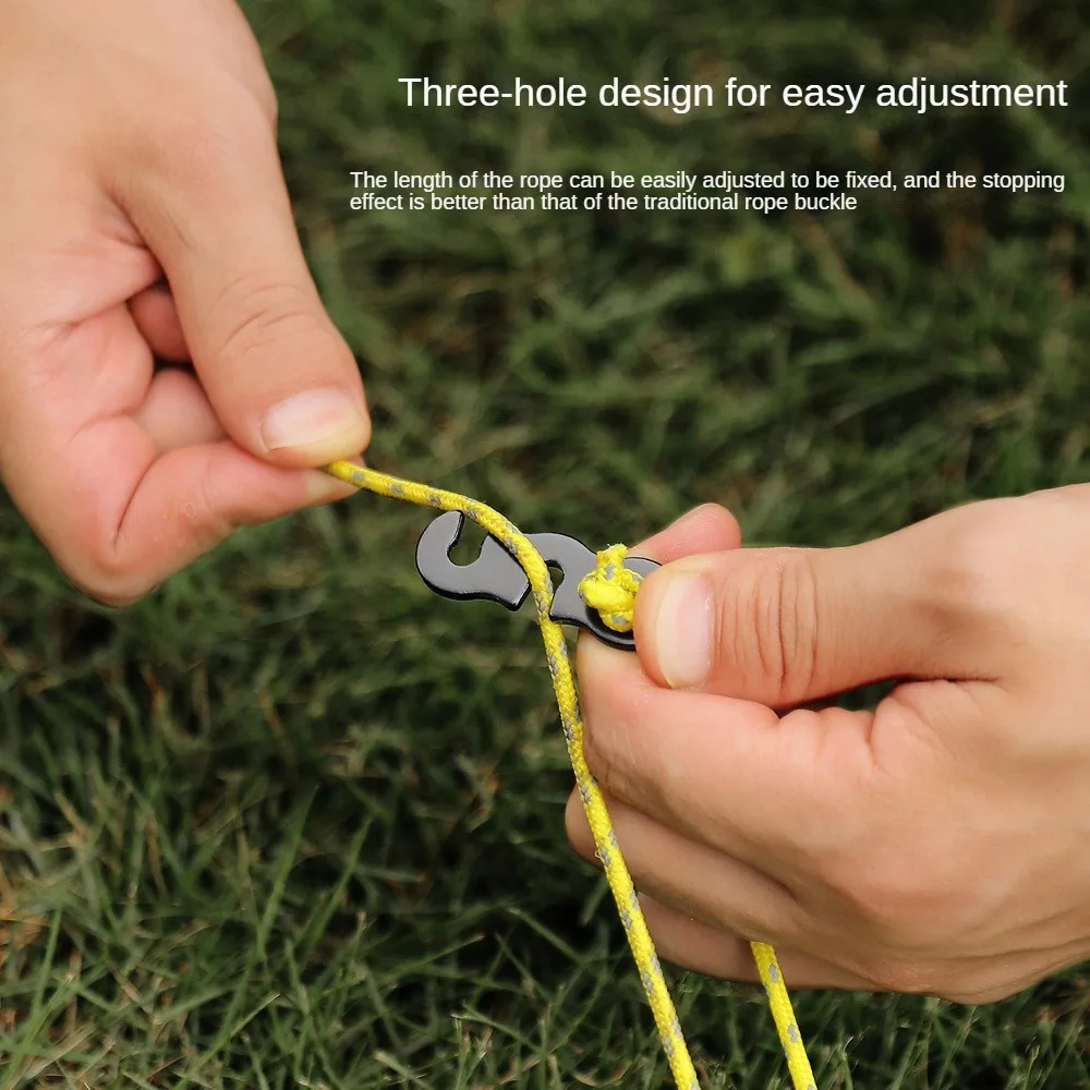 ISE MOUNT 5 шт. пряжка для ветровой веревки паракордов аксессуары палаток пластиковая