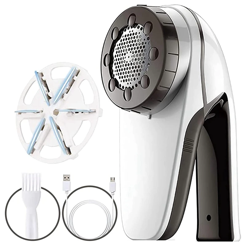 

1 PCS Lint Remover Multifunctional White With USB Cable, Lint Remover, For Various Fabrics Clothing, Furniture,For Family