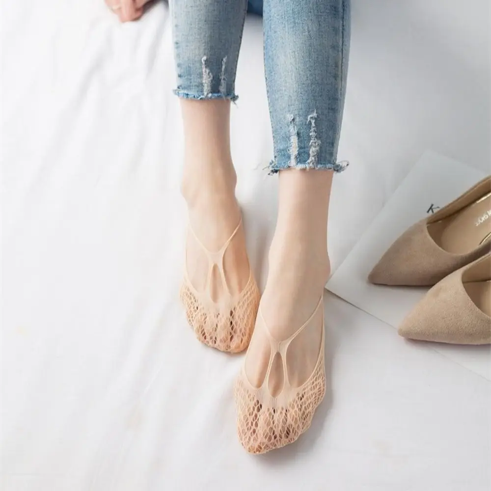 

Feet Hosiery Summer Shallow Mouth Women Velvet ​Socks High Heel Shoe Hosiery Invisible Sling Socks Low Cut Boat Socks