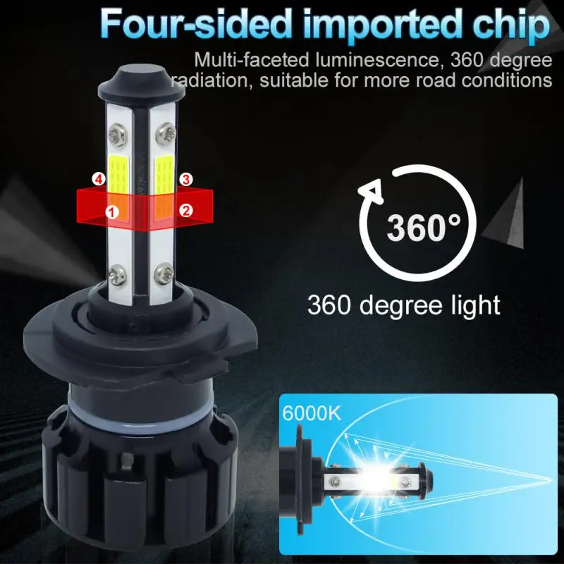 

Plug And Play Car Haedlight Non-destructive Installation 6000k Auto Fog Lamp Efficient And Safe Car Led Headlight Car Headlight