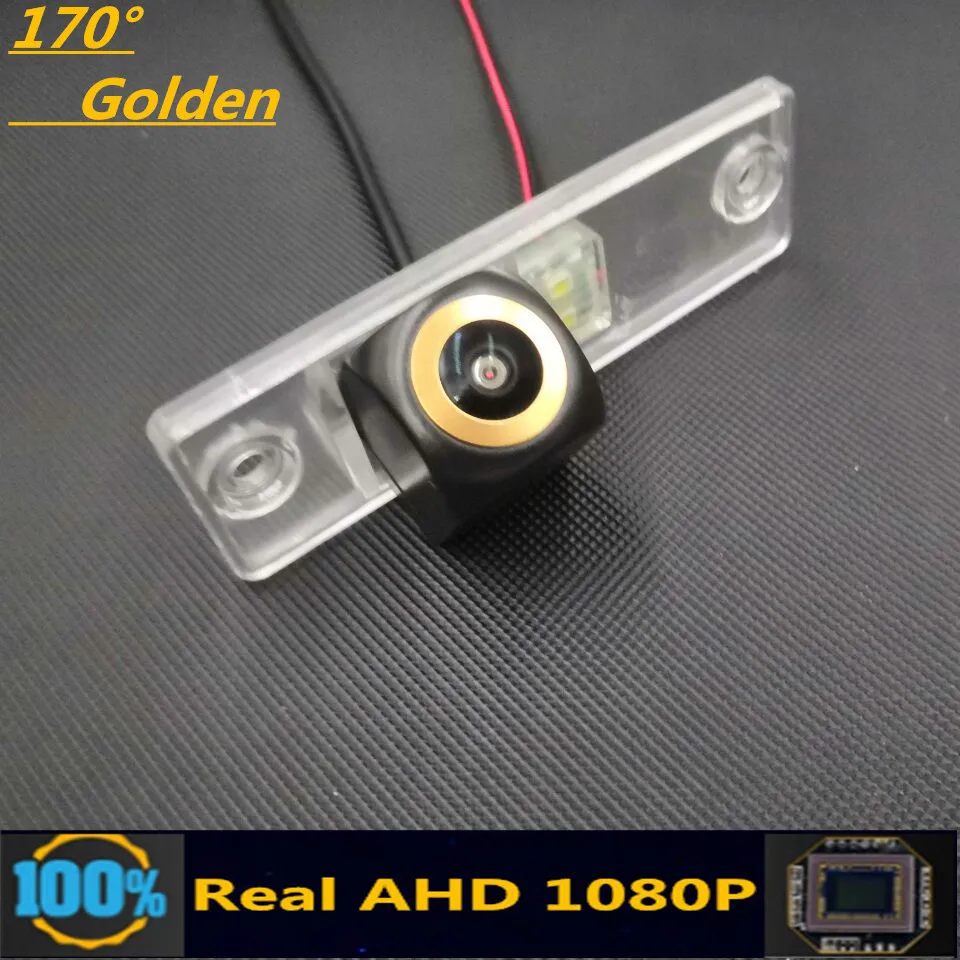 

170° AHD 1080P Golden Lens Reverse Vehicle Camera For Toyota Fortuner Hilux SW4 AN60 AN50 2004-2014 Car Rear View Monitor