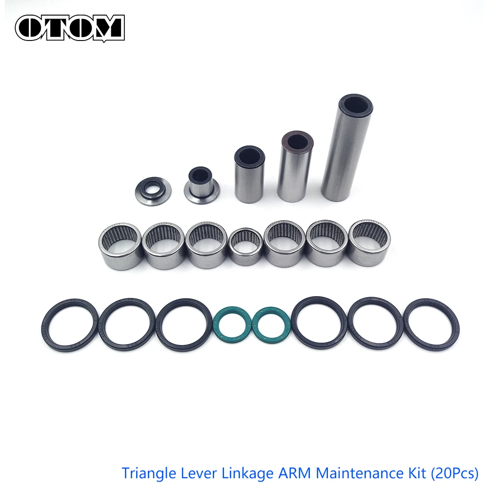 

OTOM треугольная Рычажная связь для мотоцикла, комплект для обслуживания, подшипник, масляная втулка для KAWASAKI KX250F KX450F KLX450R, мотоцикл