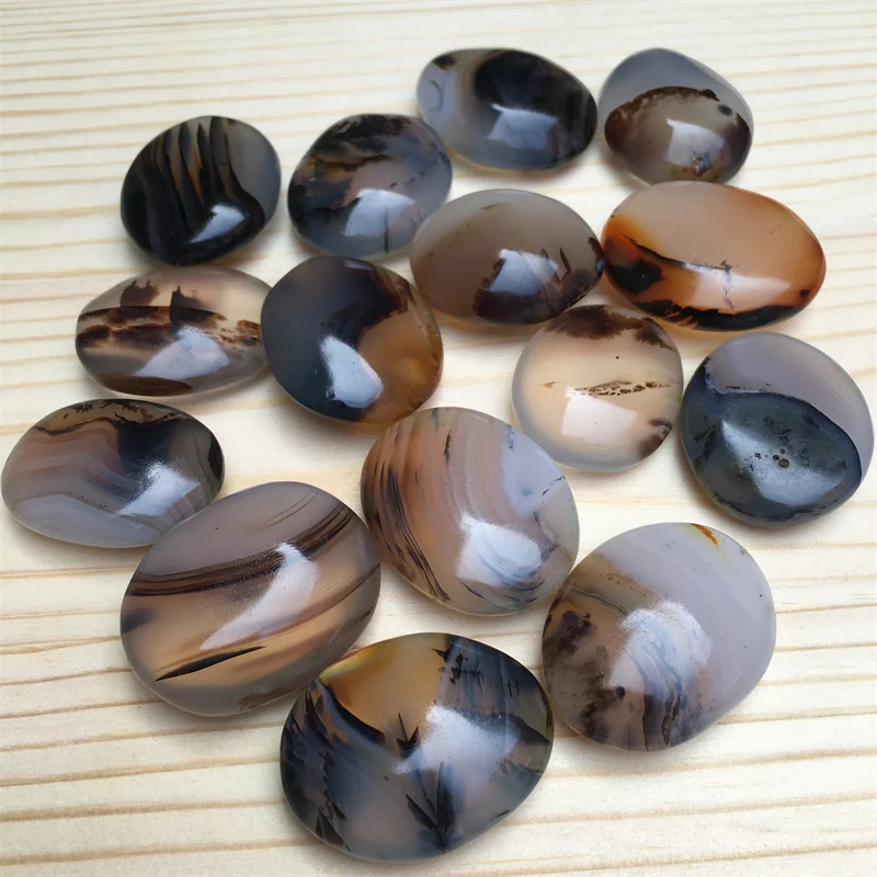 15 шт. натуральный морской халцедон 28-33 мм