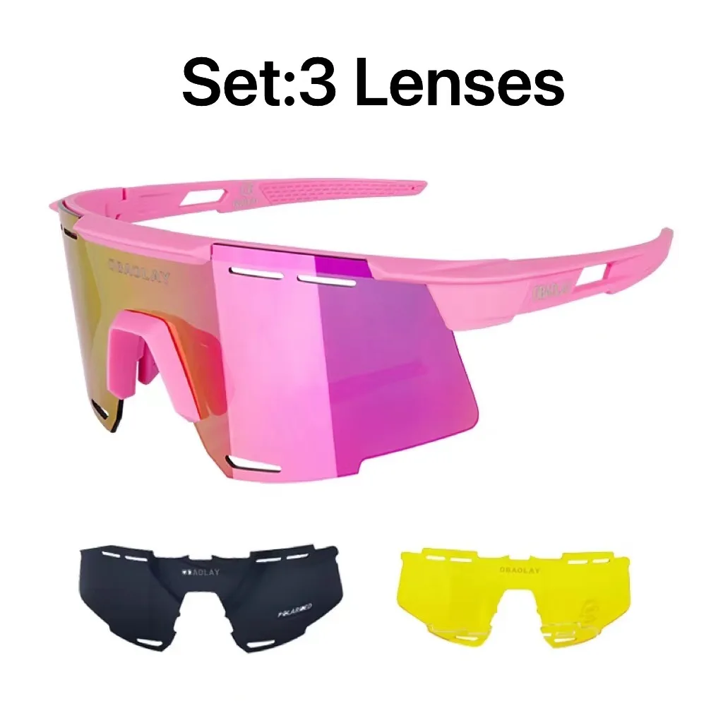 Obaolay 3 линзы поляризованные велосипедные походы теннис кемпинговые Очки День