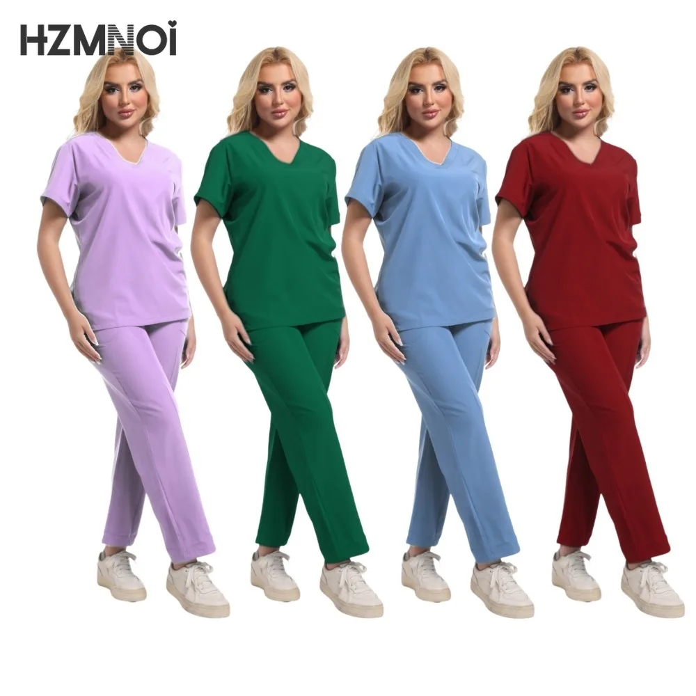 Новый набор скрабов медицинская униформа хирургический комбинезон для врачей