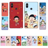 maiyaca cartoon chibi maruko chan cute girl phone case for xiaomi mi 8 9 10 lite pro 9se 5 6 x max 2 3 mix2s f1