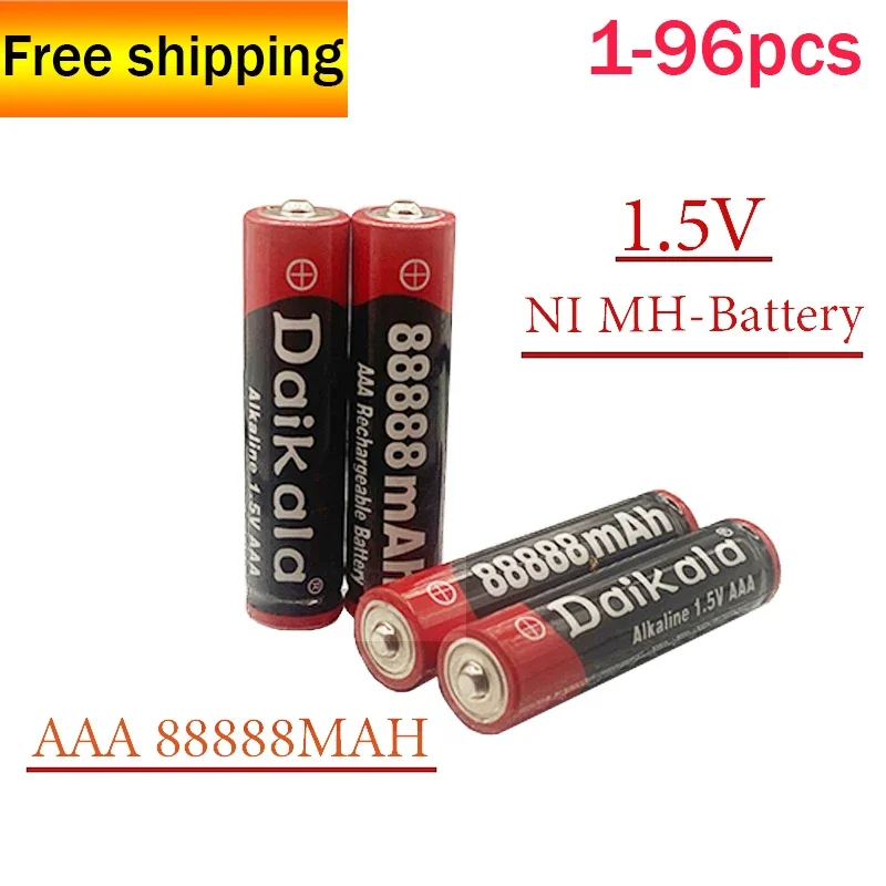 

4-96pcs AAABattery New High-capacity 1.5V AAA88888MAH NI MH Rechargeable Battery for Microphone Calculator Electric Toothbrush