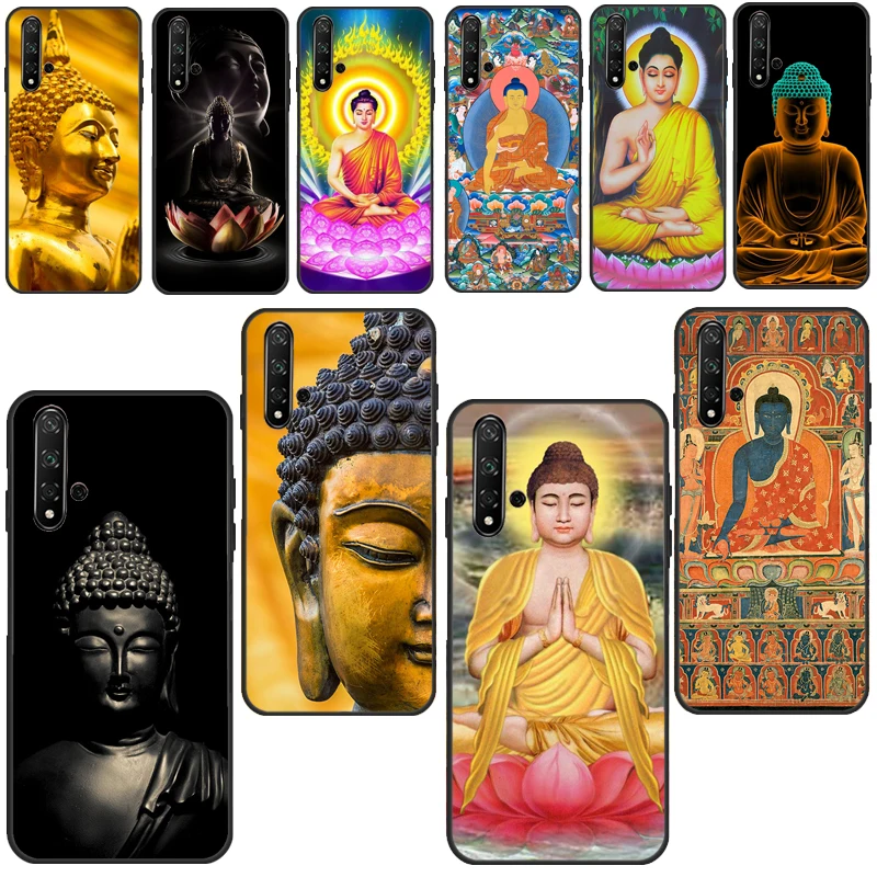 Чехол с Буддой Шакьямуни для Huawei P30 P40 P20 Pro Mate 20 Lite P Smart 2019 Nova 5T Honor 9X 8X 10i