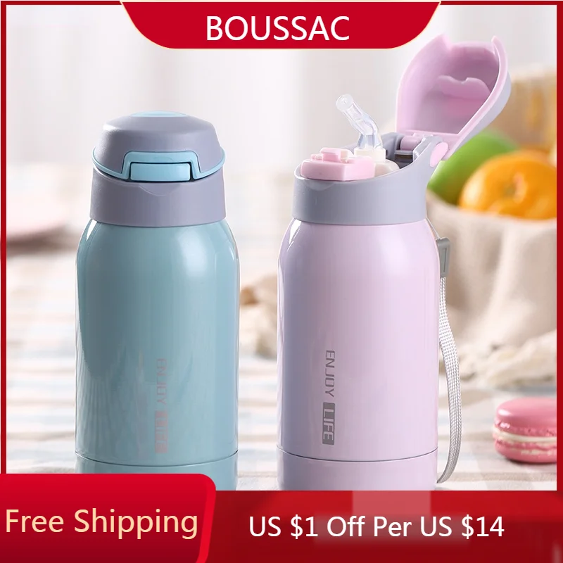 

Primary School Students Straw Cup Straw Adult Pregnant Women Cup Large-capacity Straw Cup Go Out To Carry Drinking Utensils