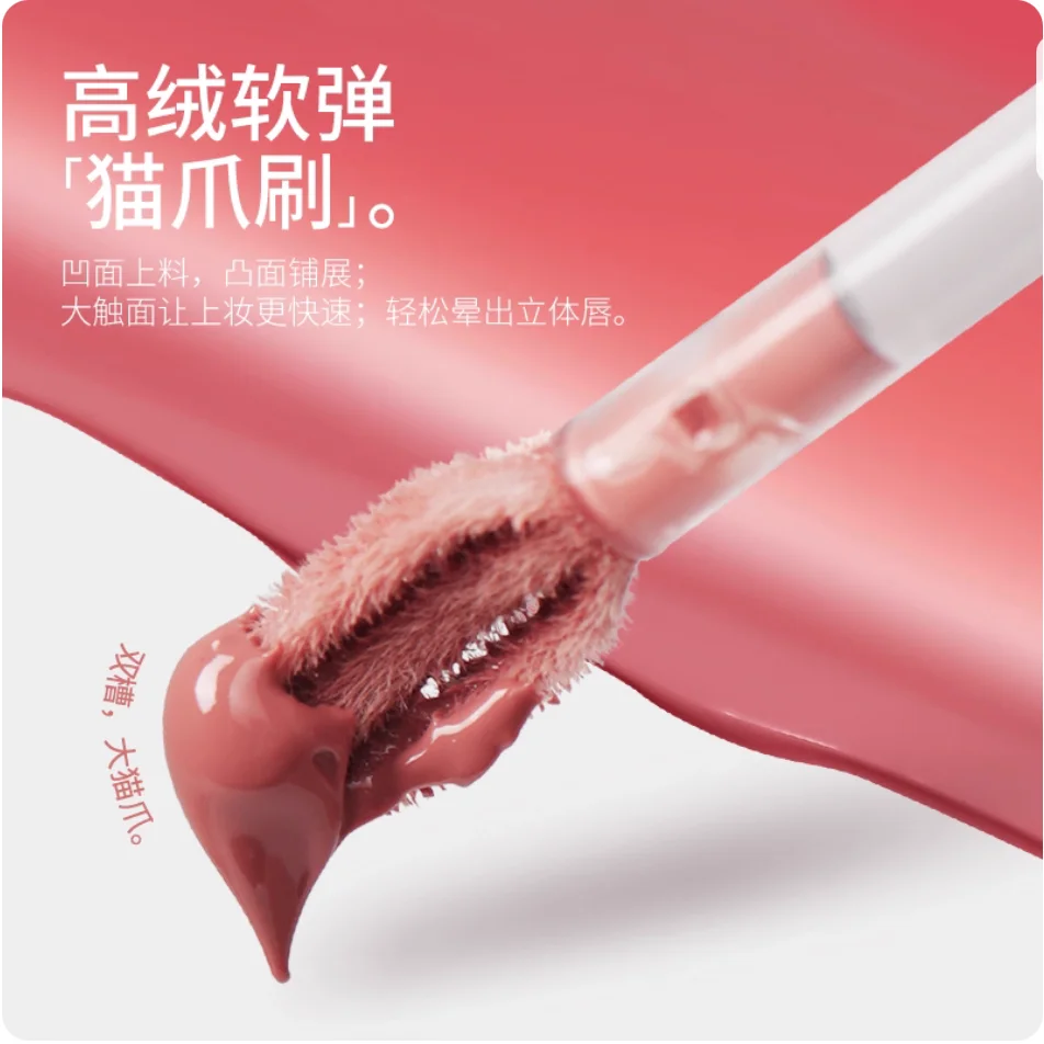 Фото Жидкая помада-тинт Marie Dalgar Pink Inky Watery Lipgloss, водостойкая косметика для макияжа губ №2