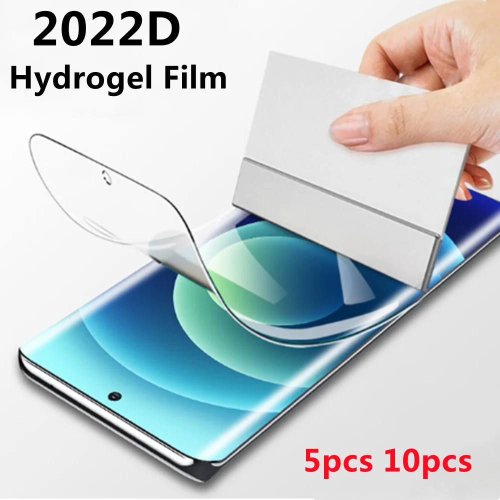 

3/5/10pcs Soft Hydrogel Film For Samsung Galaxy S22 S21 S20 Ultra S10 S9 S8 Plus Note 20 10 9 5G HD Screen Protector Not Glass