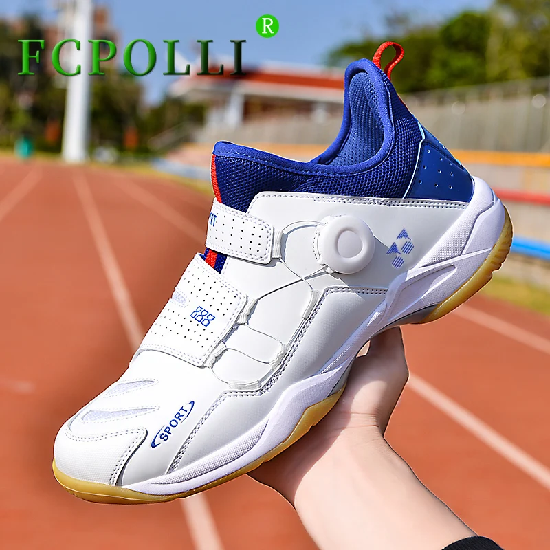 

2022 New Arrival Sport Badminton Shoes Men and Women Professional Table Tennis Shoes Boy Quick Lacing Badminton Training Couples