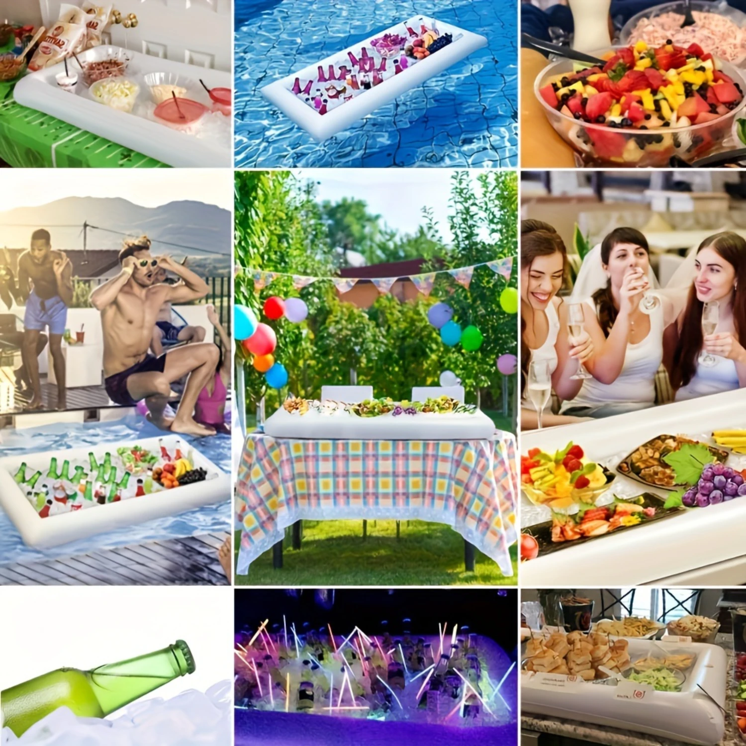 Универсальная надувная сервировка — идеально подходит для вечеринок Bbqs