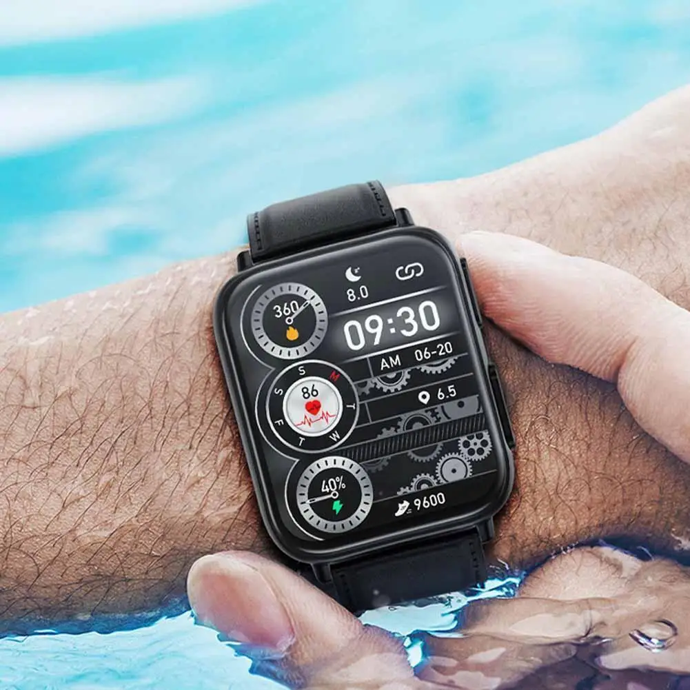 

TK10 ECG+PPG Smart Watch Non-invasive Blood Sugar Heart Smartwatches Blood Oxygen Rate Sleep Monitoring Blood Pressure V7T8