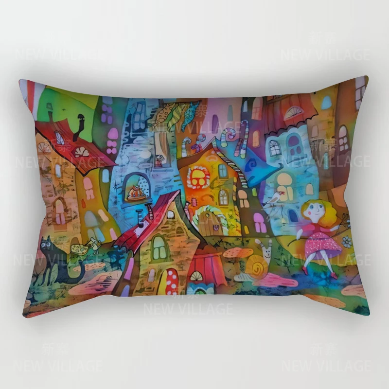 

Декоративные наволочки из плюша, PRINTED