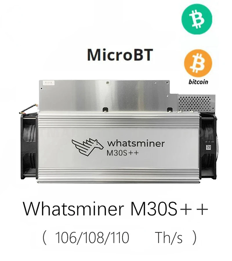 

Майнер биткоинов MicroBT WhatsMiner M30S ++ 110/108/106Th/s