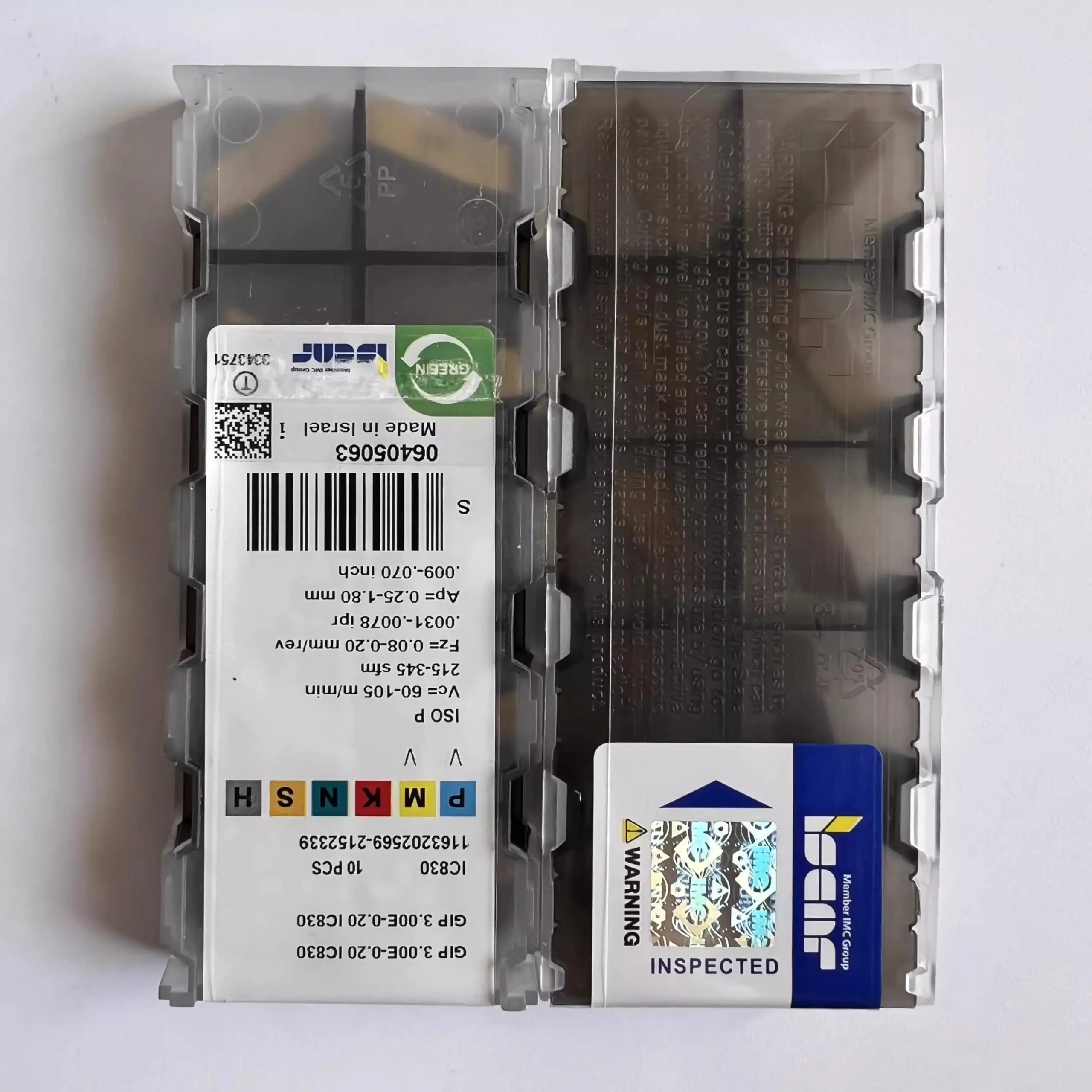 Оригинальное лезвие GIP3.00E-0.20 IC830/твердочное с ЧПУ 10 шт.