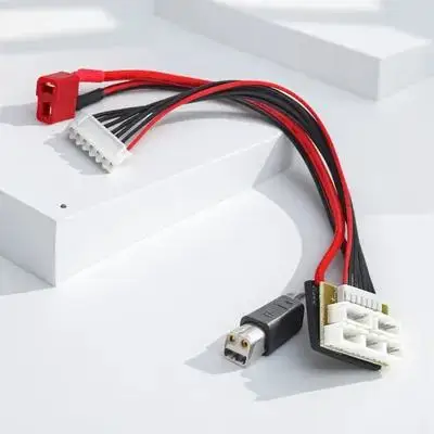Кабель-адаптер для зарядки LiPo аккумуляторов 6S на 3x2S2x3S, совместимый с Imax B5, B6, B8, для зарядки 2-х элементных 7.4В или 3-х элементных LiPo 7.4В (art.: 3920da7bbc9c0) - 3920da7bbc9c0