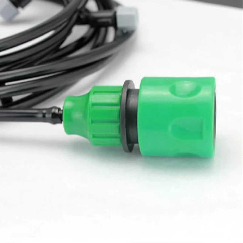

1/5pc 1/4"hose 3/8"Garden Water Hose Pipe Joint Plastic Spray Nozzle Connector Fitting Quick Connectors for Gardening Irrigation