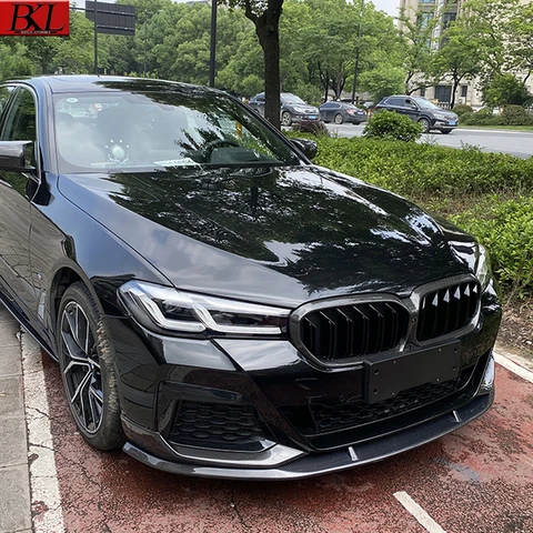 Для BMW 5 серии G30 G38 530 540 Later MP Стиль Углеродное волокно Автомобильный передний бампер Губа Передняя губа Диффузор Передний подбородок Спойлер Обвес Комплект