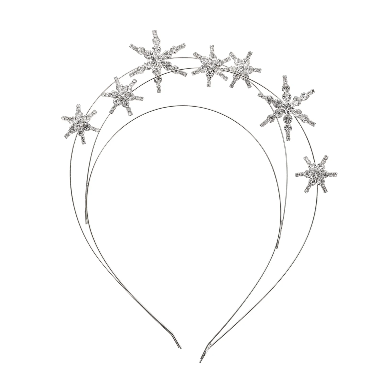 

Star Headband Crown Headdress Vintage Wedding Decor Bride Headbands Women Hair Jewelry For Lovely Temperament Rhinestone