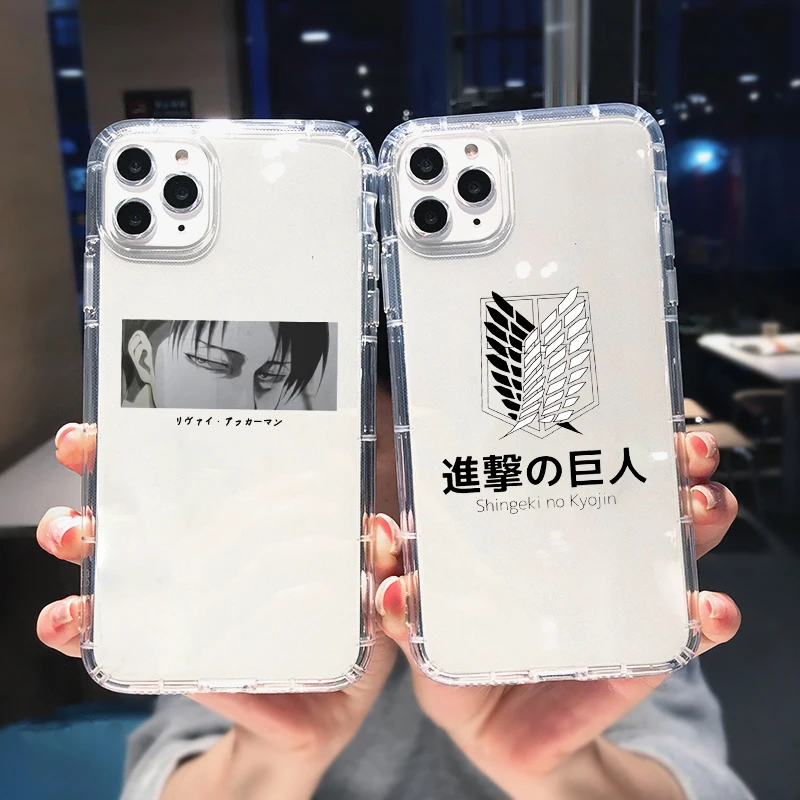 aliexpress.com - ZUIDID Cute Attack On Titan Phone Case For iphone 12 mini 11 13 Pro XS MAX 14 8 7 6Plus X XR Japan Anime Soft TPU Cover Fundas
