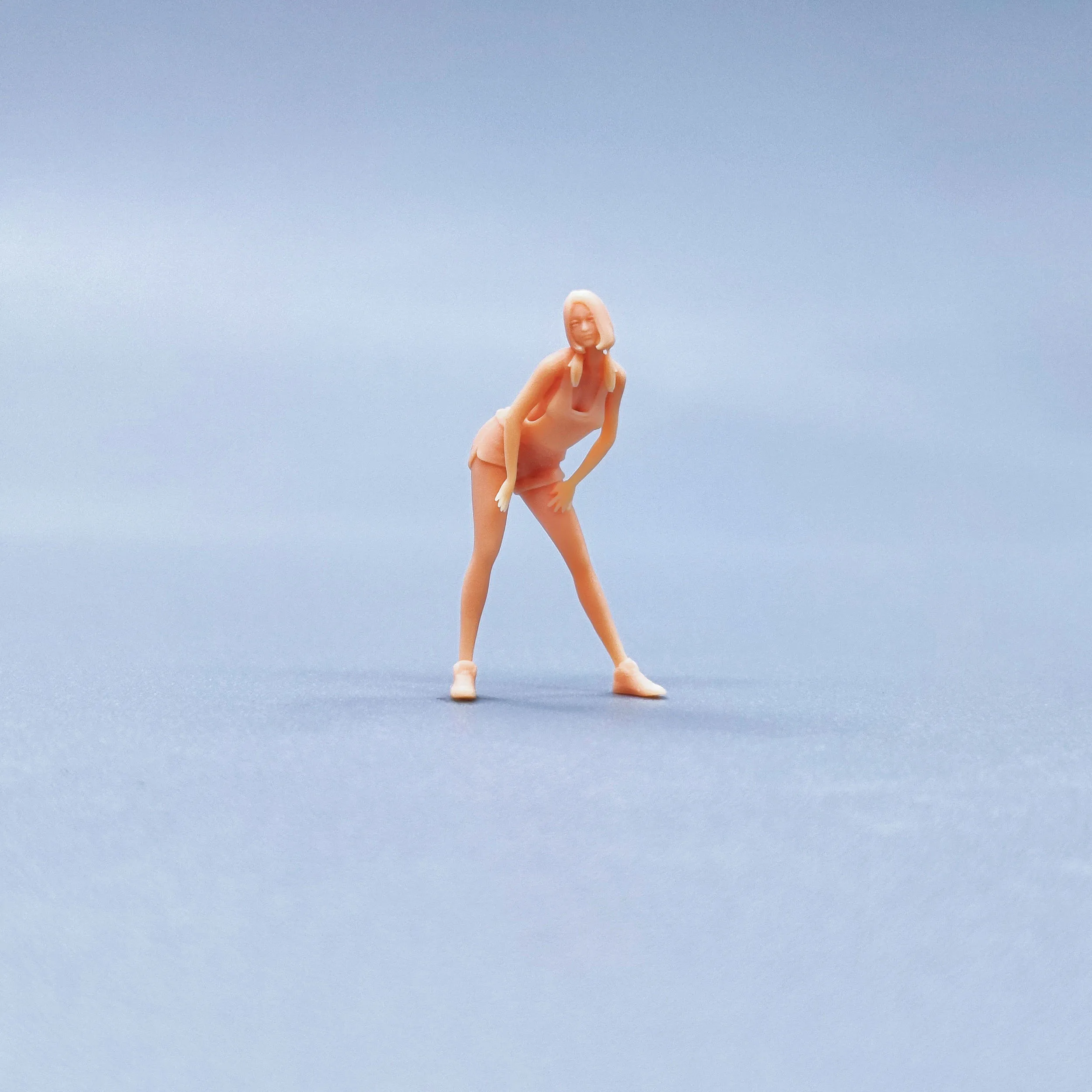 Фигурки EHCMODEL 1/64 1/43 Женский автомобиль неокрашенные