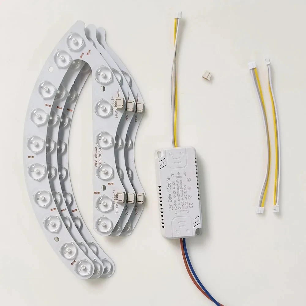 

Трехцветный потолочный светильник LED horseshoe 220V