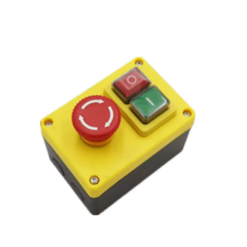 1 шт. 250 в 16 А 4-контактный аварийный остановочный кнопочный переключатель остановочный/пусковой переключатель двигателя
