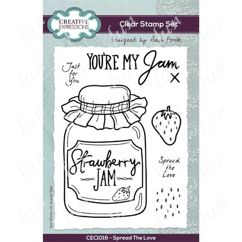 

2022 New Clear Stamps and Cut Dies Spread the Love Molds Diy Scrapbooking Supplies Photo Album Embossing Paper Card Decoration