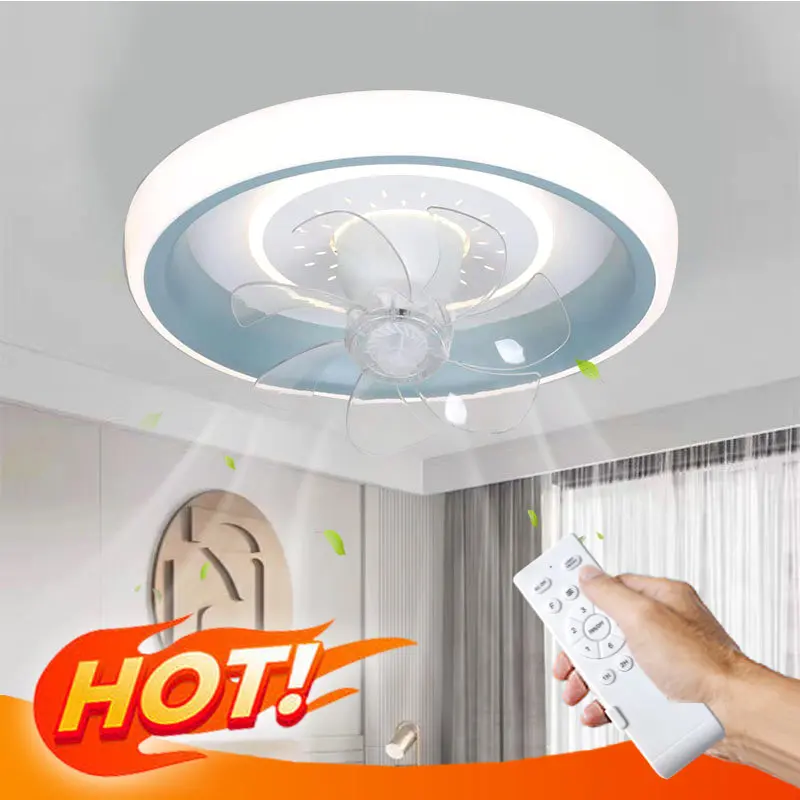 

Приглушаемый потолочный вентилятор, лампа с дистанционным управлением, декоративный электрический вентилятор для спальни, столовой