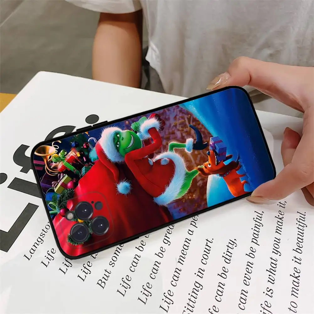 C-Рождественский чехол для телефона G-Green M-Monsters для IPhone 16 17 Air 15 14 13 12 11 Pro Max 16E Plus Fundas (art.: 3920d2cbca263) - 3920d2cbca263
