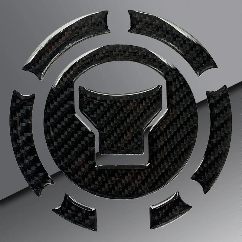 Наклейки и наклейки 3D из углеродного волокна для крышки топливного бака