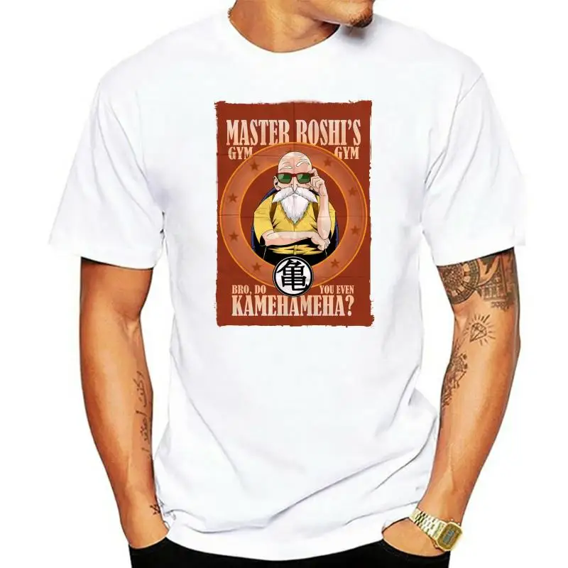 

Мужская футболка 2022 хлопок Master Roshi Muten Gyms унисекс футболка с трафаретной печатью футболки 100%