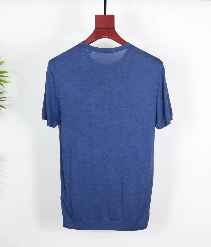 Calai Milu New Men's Clothing Summer Fashion Comfortable Breathable round Neck Short sleeve T-shirt More than 95% Si...
