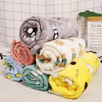 cute soft flannel dog blanket winter warm and comfortable pet bed sheet mat cartoon cat and dog sleeping blanket pet accessories