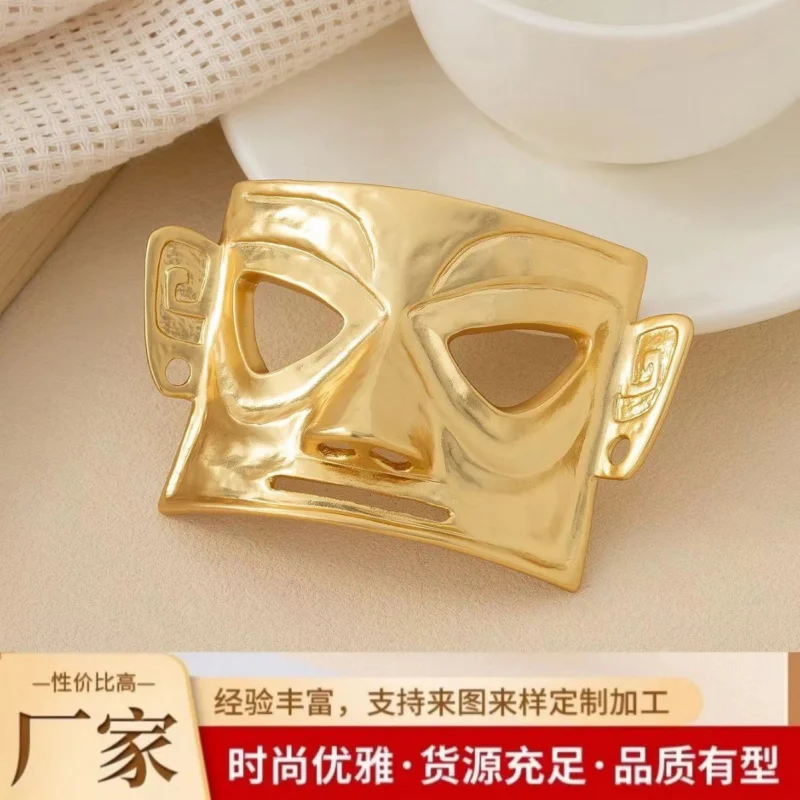 Распродажа Золотая маска Sanxingdui в китайском стиле18 КБрожок национальном стиле