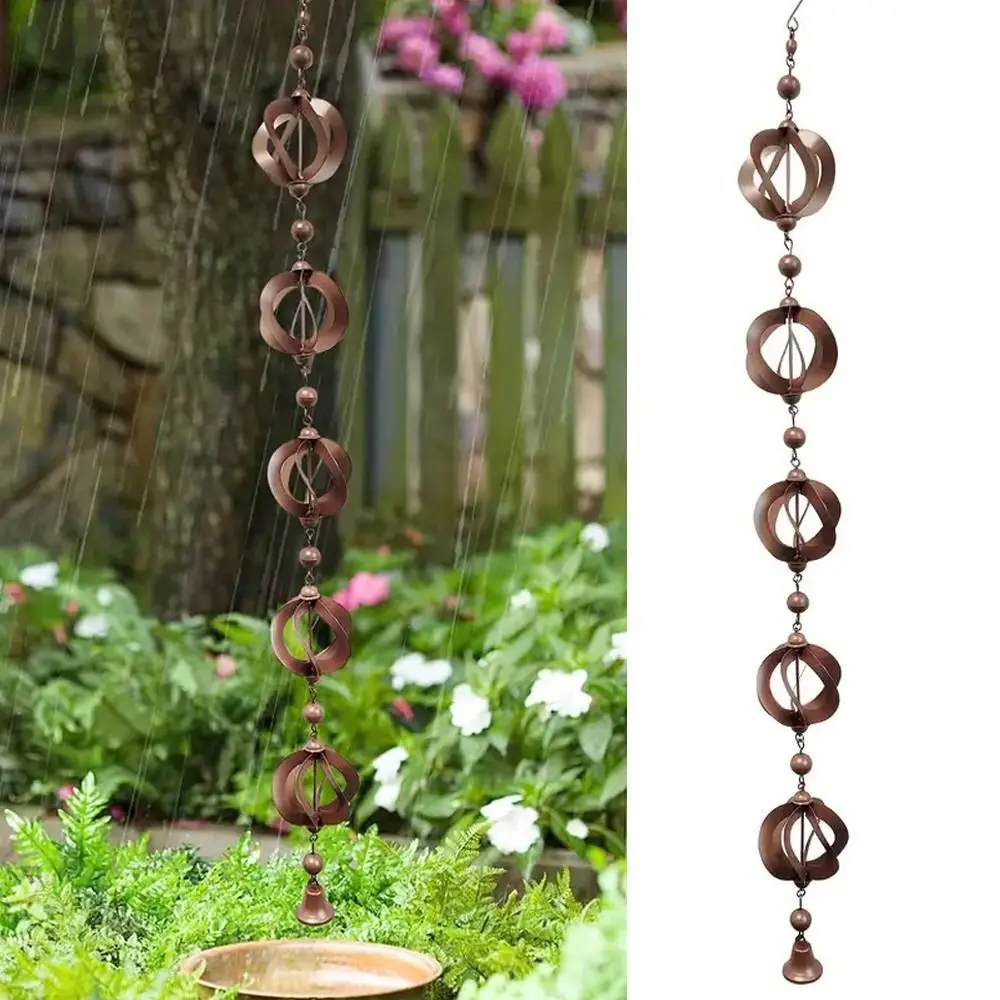 

Outdoor Rain Gutter Chain New Design Can be Hung House Garden Decoration Rain Catchers Durable Weatherproof Rain Chain