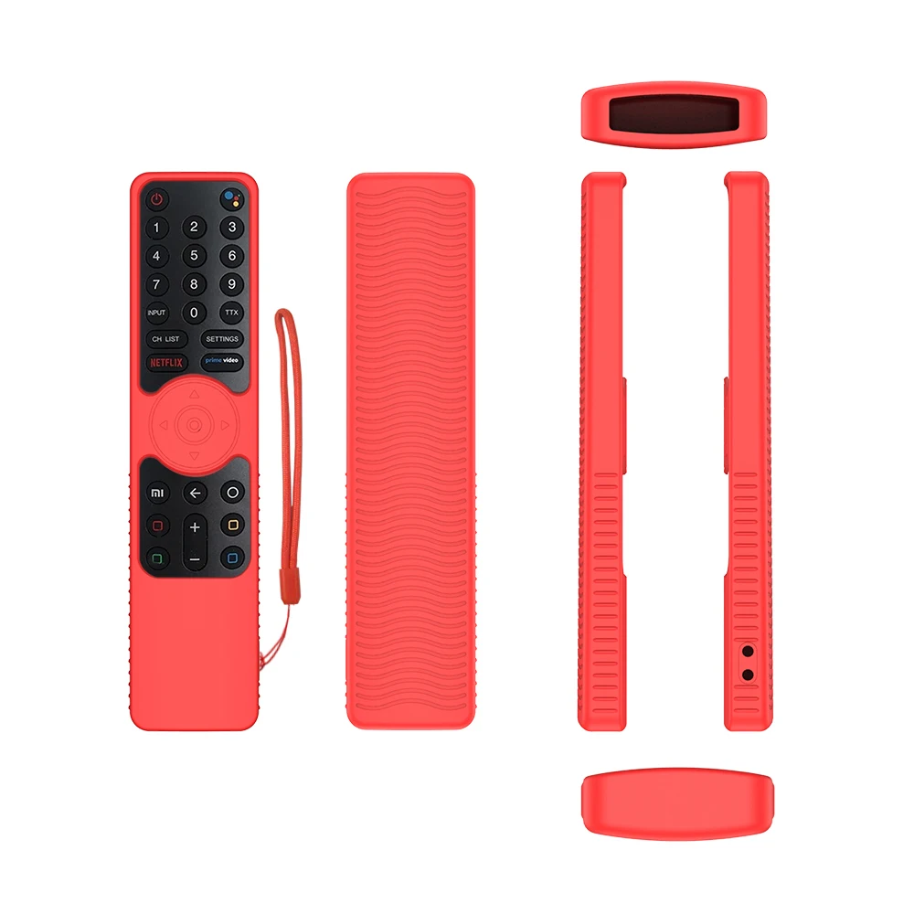 Чехол для пульта дистанционного управления телевизором Xiaomi 4S XMRM-010 X10 X6, защита от ударов, непромокаемый силиконовый покрытие, оболочка, нескользящая.