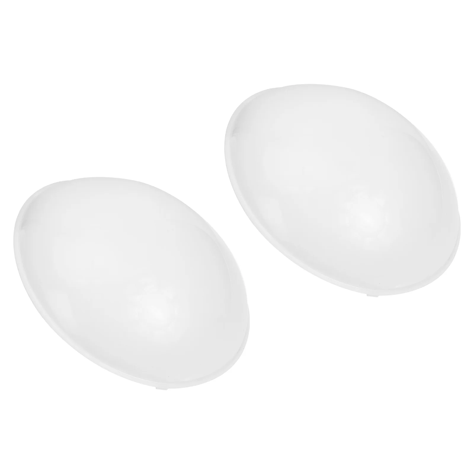 

2 Pcs Lampshade LED Light Cover White Glass Lamp Shade Household Home Lighting Replacements Plastic Anti Flaming Light Shades